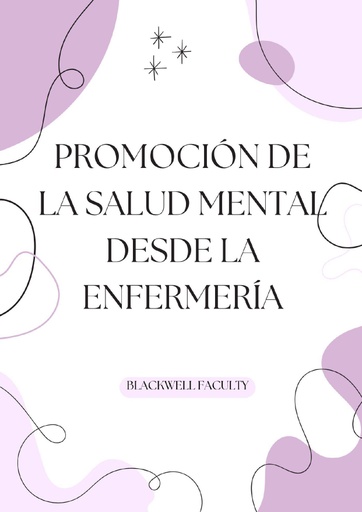 PROMOCIÓN DE LA SALUD MENTAL DESDE LA ENFERMERÍA