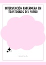 INTERVENCIÓN ENFERMERA EN TRASTORNOS DEL SUEÑO
