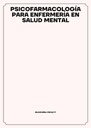 PSICOFARMACOLOGÍA PARA ENFERMERÍA EN SALUD MENTAL
