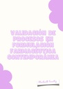 VALIDACIÓN DE PROCESOS EN FORMULACIÓN FARMACÉUTICA CONTEMPORÁNEA