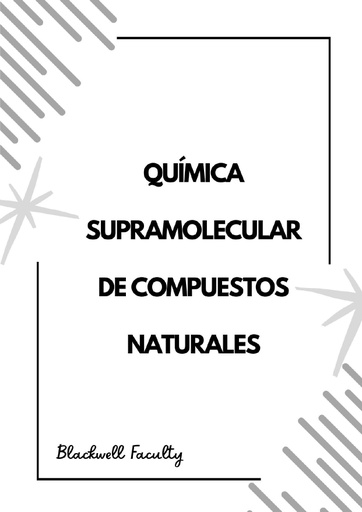 QUÍMICA SUPRAMOLECULAR DE COMPUESTOS NATURALES