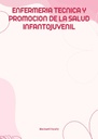 ENFERMERIA TECNICA Y PROMOCION DE LA SALUD INFANTOJUVENIL