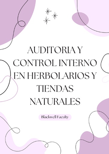 AUDITORIA Y CONTROL INTERNO EN HERBOLARIOS Y TIENDAS NATURALES