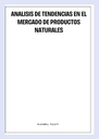 ANALISIS DE TENDENCIAS EN EL MERCADO DE PRODUCTOS NATURALES