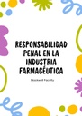 RESPONSABILIDAD PENAL EN LA INDUSTRIA FARMACÉUTICA