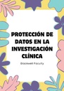 PROTECCIÓN DE DATOS EN LA INVESTIGACIÓN CLÍNICA