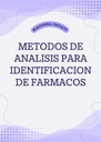 METODOS DE ANALISIS PARA IDENTIFICACION DE FARMACOS