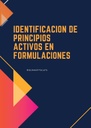 IDENTIFICACION DE PRINCIPIOS ACTIVOS EN FORMULACIONES