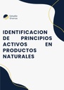 IDENTIFICACION DE PRINCIPIOS ACTIVOS EN PRODUCTOS NATURALES