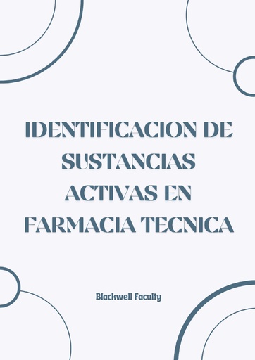 IDENTIFICACION DE SUSTANCIAS ACTIVAS EN FARMACIA TECNICA
