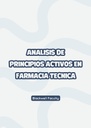 ANALISIS DE PRINCIPIOS ACTIVOS EN FARMACIA TECNICA