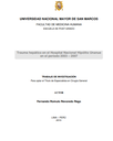 Trauma hepático en el Hospital Nacional Hipólito Unanue en el período 2003-2007