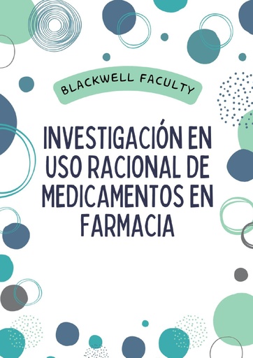 INVESTIGACIÓN EN USO RACIONAL DE MEDICAMENTOS EN FARMACIA