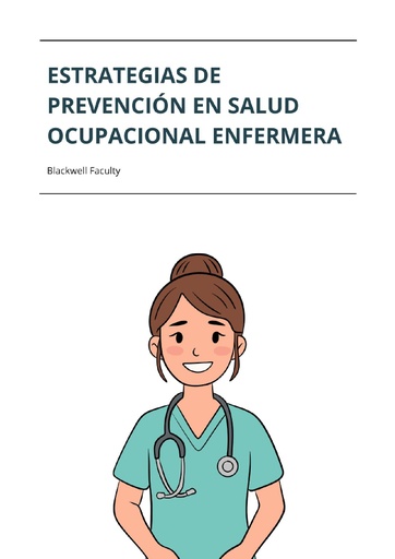 ESTRATEGIAS DE PREVENCIÓN EN SALUD OCUPACIONAL ENFERMERA