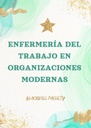 ENFERMERÍA DEL TRABAJO EN ORGANIZACIONES MODERNAS