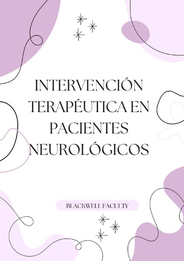 INTERVENCIÓN TERAPÉUTICA EN PACIENTES NEUROLÓGICOS