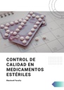 CONTROL DE CALIDAD EN MEDICAMENTOS ESTÉRILES