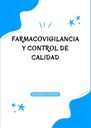 FARMACOVIGILANCIA Y CONTROL DE CALIDAD