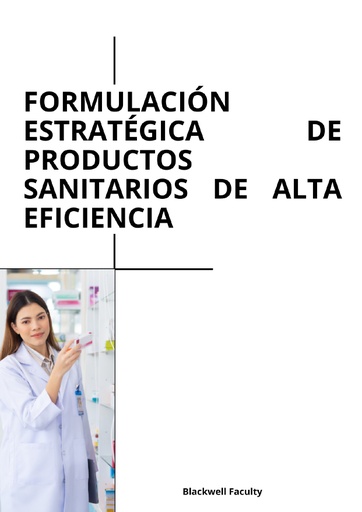 FORMULACIÓN ESTRATÉGICA DE PRODUCTOS SANITARIOS DE ALTA EFICIENCIA