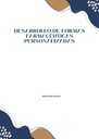 DESARROLLO DE FORMAS FARMACÉUTICAS PERSONALIZADAS