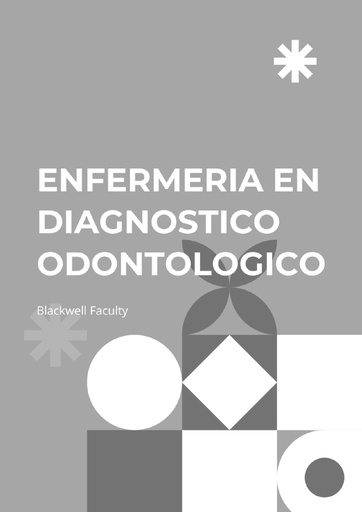 ENFERMERIA EN DIAGNOSTICO ODONTOLOGICO