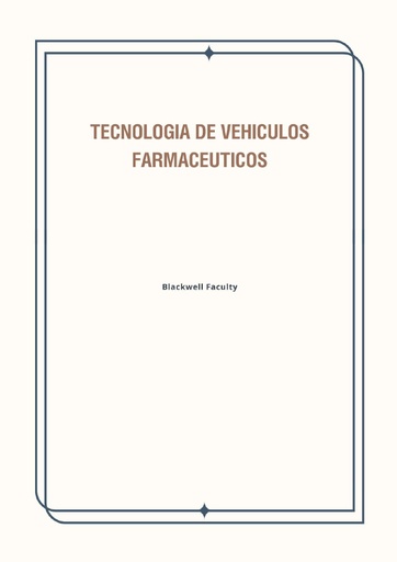 TECNOLOGIA DE VEHICULOS FARMACEUTICOS