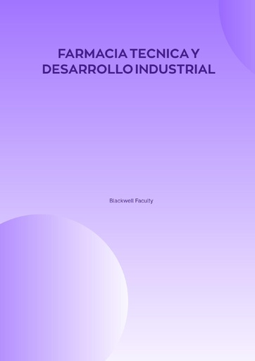 FARMACIA TECNICA Y DESARROLLO INDUSTRIAL