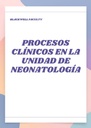PROCESOS CLÍNICOS EN LA UNIDAD DE NEONATOLOGÍA