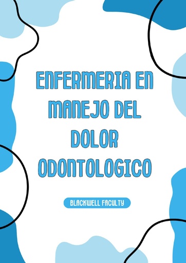 ENFERMERIA EN MANEJO DEL DOLOR ODONTOLOGICO