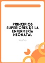 PRINCIPIOS SUPERIORES DE LA ENFERMERÍA NEONATAL