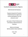 Implementación de agencia de turismo participativo con ruta cultural en Lima