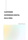 CUSTOMER EXPERIENCE DIGITAL EN EL PERÚ