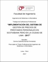 Implementación del sistema de gestión de precios de prestamos personales en Scotiabank Perú en la ciudad de Lima - 2017