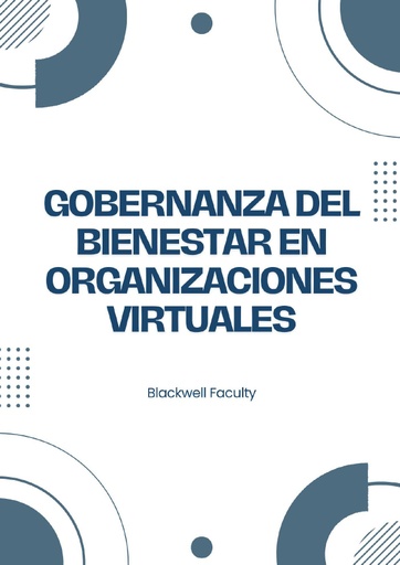 GOBERNANZA DEL BIENESTAR EN ORGANIZACIONES VIRTUALES