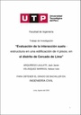 Evaluación de la interacción suelo - estructura en una edificación de 4 pisos, en el distrito de Cercado de Lima