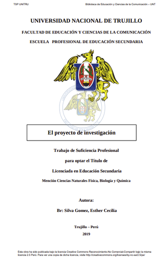 El proyecto de investigación