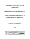 Teoría constitucional del delito y el Código Orgánico Integral Penal