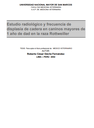Estudio radiológico y frecuencia de displasia de cadera en caninos mayores de 1 año de edad en la raza Rottweiller