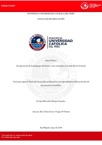 Aulas felices: incorporación de la pedagogía del humor como estrategia en el aula del nivel inicial