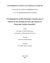 Formulación de un plan estratégico turístico para el distrito de San Jerónimo de Surco