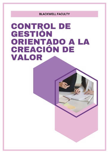 CONTROL DE GESTIÓN ORIENTADO A LA CREACIÓN DE VALOR