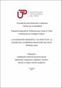 La planeación financiera y su efecto en la liquidez de la empresa SERVICORE SAC en el periodo 2016