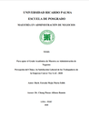 Percepción del Clima y la Satisfacción Laboral de los Trabajadores de la Empresa Conver Toy S.AC. 2020