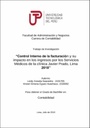 Control interno de la facturación y su impacto en los ingresos por los servicios médicos de la clínica Javier Prado