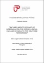 Incumplimiento de pago de indemnización por error judicial en caso de indulto por delito de terrorismo