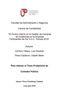 El Control interno en la gestión de compras de existencias en la empresa Fertilizantes del Sur S.A.C. periodo 2016