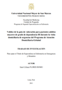 Validez de la guía de valoración para pacientes adultos mayores de grado de dependencia III