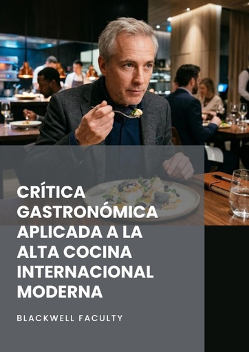 CRÍTICA GASTRONÓMICA APLICADA A LA ALTA COCINA INTERNACIONAL MODERNA