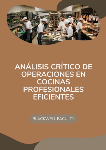 ANÁLISIS CRÍTICO DE OPERACIONES EN COCINAS PROFESIONALES EFICIENTES