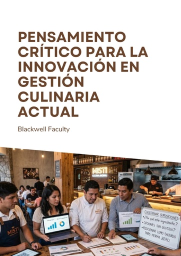 PENSAMIENTO CRÍTICO PARA LA INNOVACIÓN EN GESTIÓN CULINARIA ACTUAL